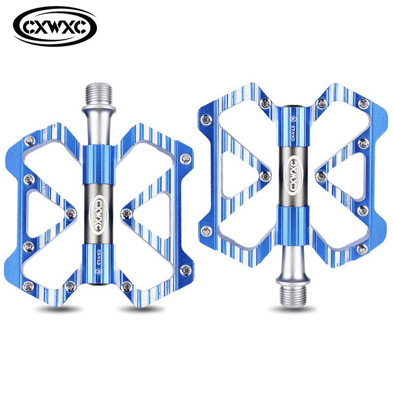 Premium CNC Wide-Faced PC Bicycle Pedals for Road and Mountain Bikes