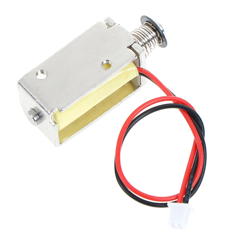Micro électro-aimant à ressort 12V cc | Tige de Type traction, tige d'électroaimant 4mm 1 pièce