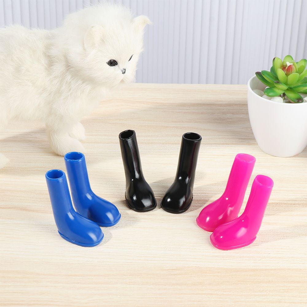 Duurzaam Dierbenodigdheden Hoge Stretchy Puppy Schoenen Waterdichte Laarzen Hond Huisdier Regen Schoenen Beschermende Regen Laarzen Hond Schoenen