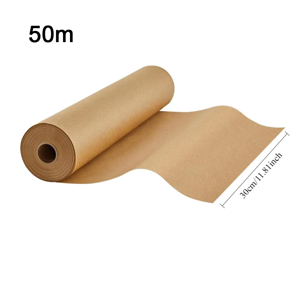 Hojas de papel pergamino para hornear, revestimientos antiadherentes precortados para horno, freidora de aire, estera para asar, pan al vapor, galletas, 5/8/10/20m: Beige