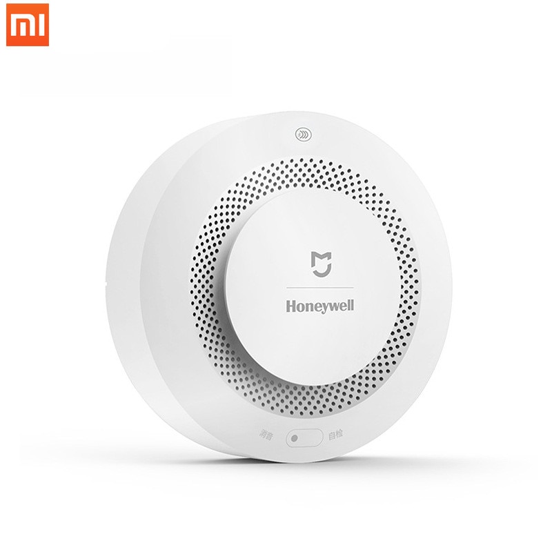 Now Xiaomi Mijia Honeywell Fire Alarm Detector Audible And Visual Alarm Work With Gateway Smoke Detector Smart Home Remote