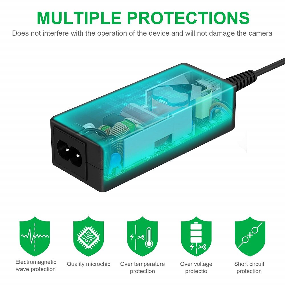 Fuente de alimentación AC-PW20 NP-FW50 Batería ficticia ZV-E10 Kit de adaptador de CA continuo AC PW20 para cámaras Sony Alpha ZVE10 A6400 A6000 A5100 A6100 A6300 A6500 A7 A7II A7S A7SII Cyber-shot DSC-RX10 II III IV
