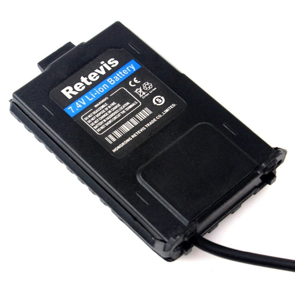 DC 12V Auto/Voertuig Lader Batterij Eliminator Voor Baofeng UV-5R UV5R Retevis RT-5R RT5R Walkie Talkie Accessoires C9011A