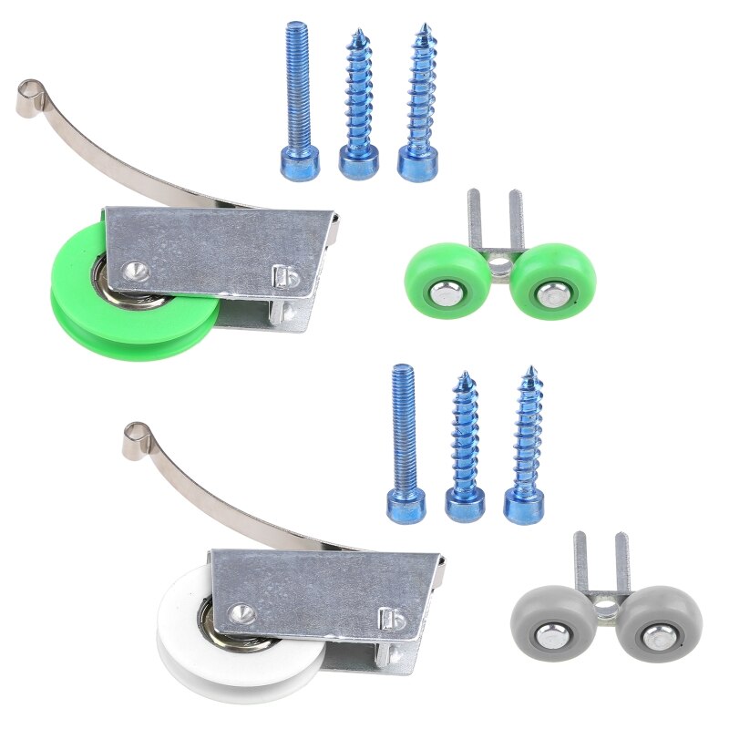 Thickening Stainless Steel Wardrobe Sliding Door Roller Wheels Pulley Sliding Door Silence Fittings Sliding Gate Wheel