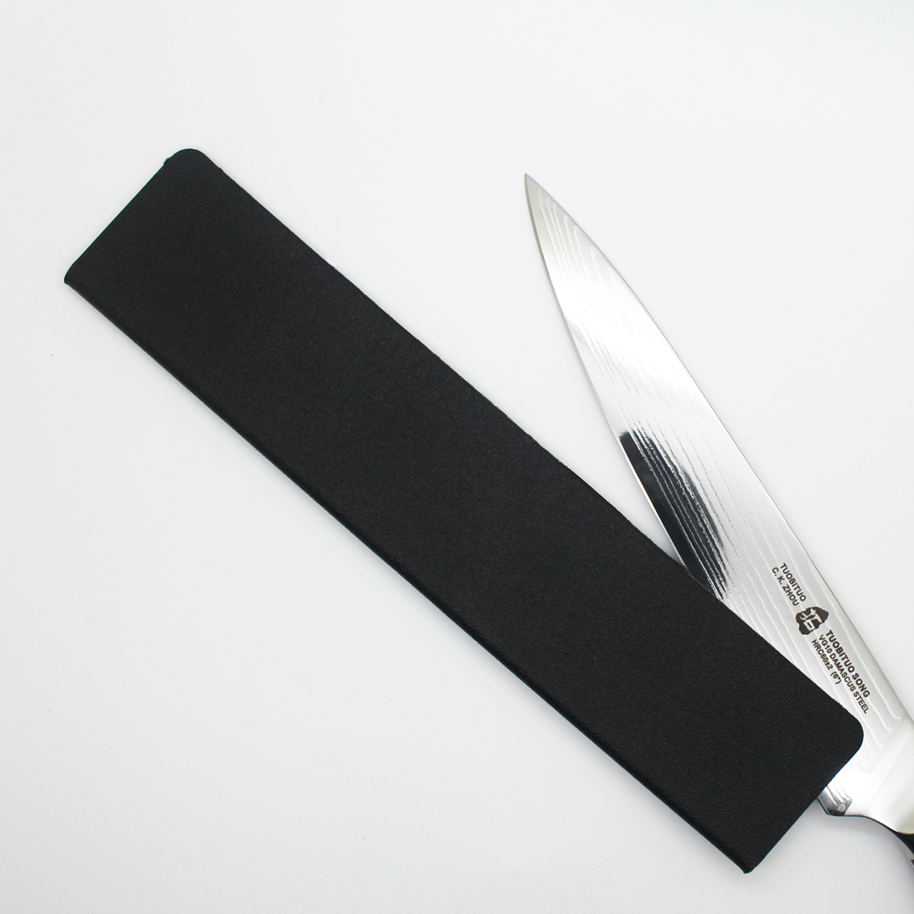 Universal chefs knivseggsskydd (220mm)  verktygsknivar fodral bladskydd pp lock med flanell