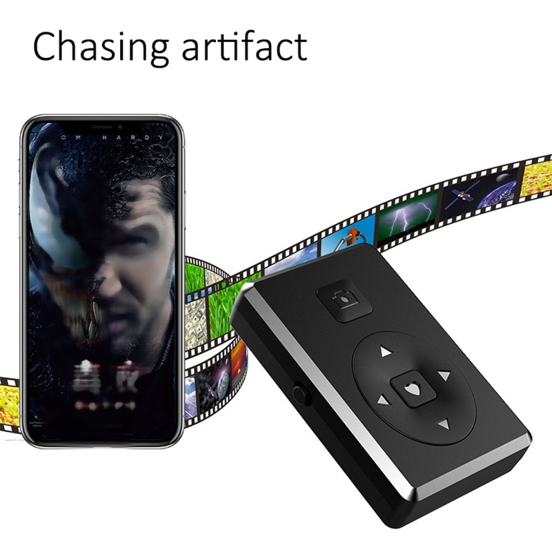 Mando a distancia Bluetooth inteligente disparador inalámbrico controlador remoto temporizador automático para IPhone Huawei P20 P30 Pro Xiaomi Control remoto
