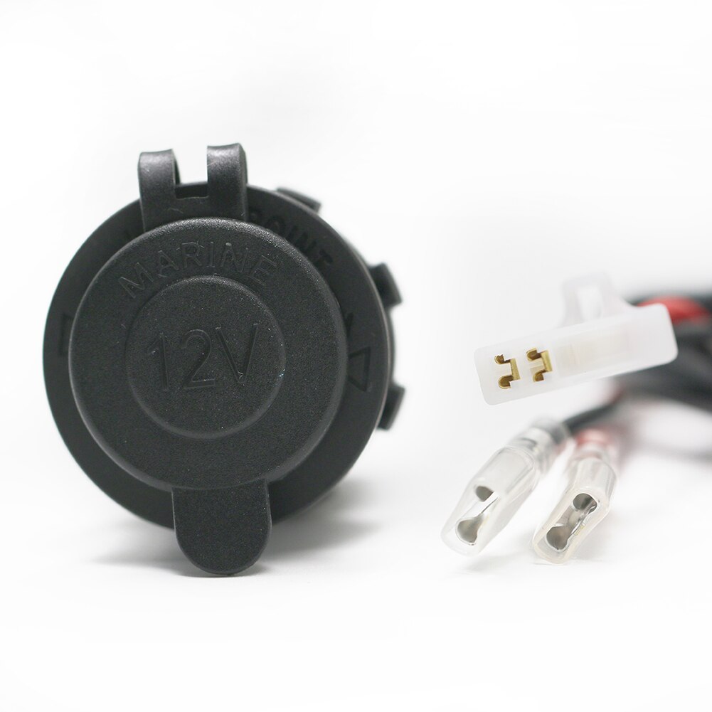 Waterdichte motorfiets motorfiets auto sigarettenaansteker stopcontact 12v-24v met installatiebeugel