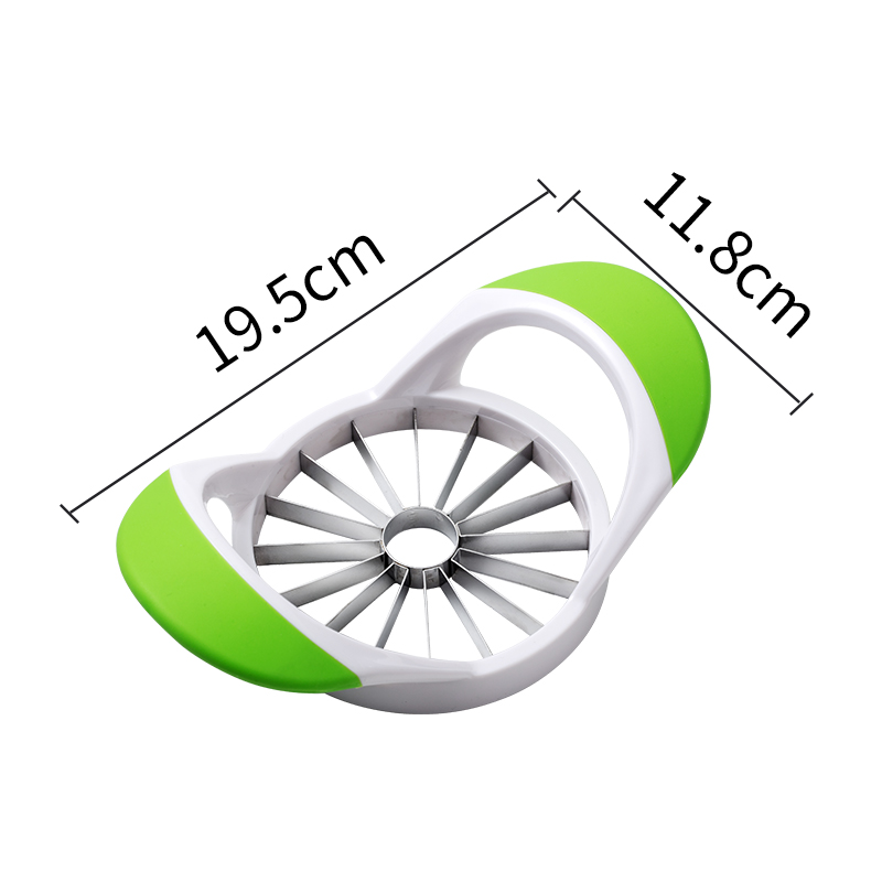 16 Bladen Roestvrijstalen Appelsnijder Snijmachine Abs Anti-Slip Handvat Fruitsnijder