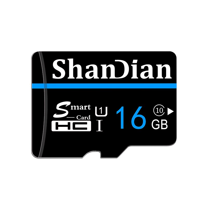 ShanDian Mini TF-Card High-Speed Class10 8GB Memory-Card High Flash-Card 16GB 64GB Micro SD Card 32 gb 128 gb SD Tarjeta: 16GB