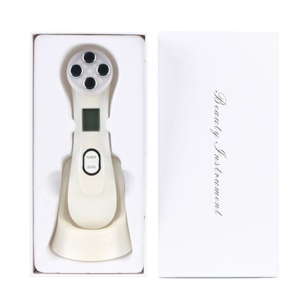 Schönheit Maschine ems Mesotherapie Elektroporation Gesicht Haut RF Radio Frequenz Gesichts LED Photon Hautpflege Gerät Facelifting Ziehen: Weiß 2