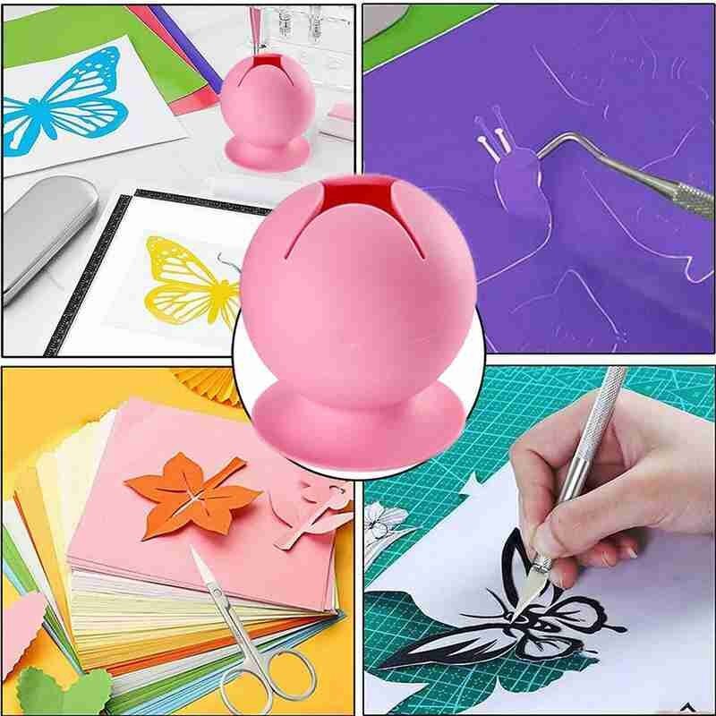 Vinyl Weeding Scrap Waste Collector Suction Cup Weeding Tool Household School Craft Collector DIY Handcraft Storage Accessires