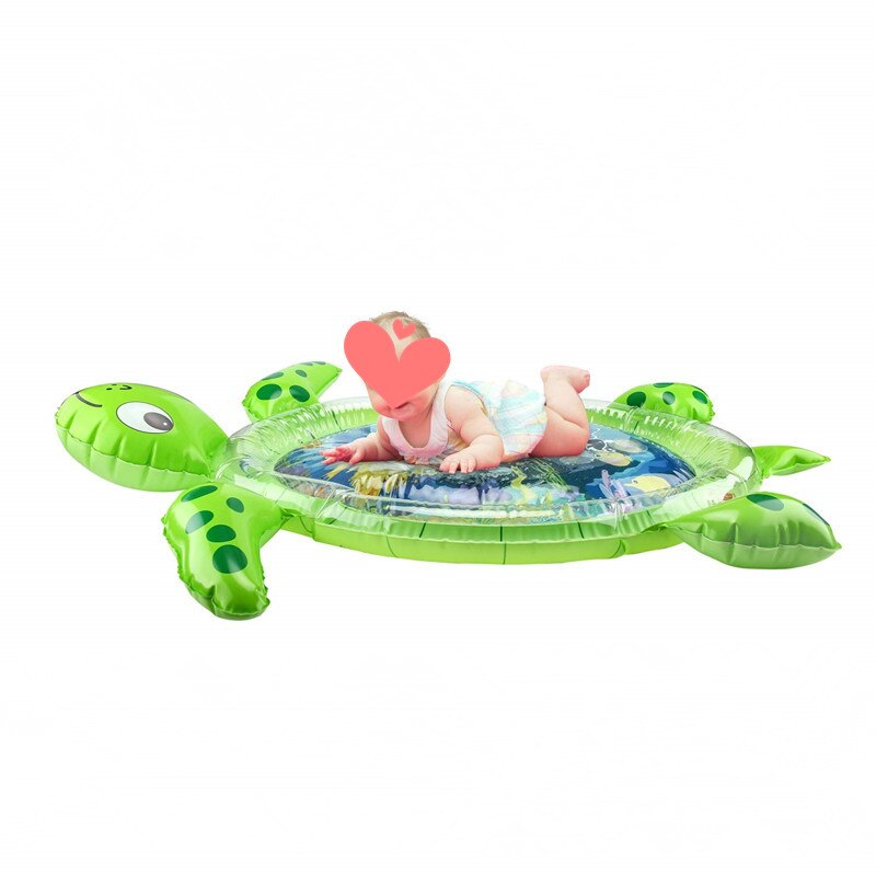 Opblaasbare Leuke Dierlijke Vorm Aantrekkelijke Kinderen Zee Schildpad Baby Zomer Cool Pat Pad Interesse Ontwikkeling Kinderen Water Spelen