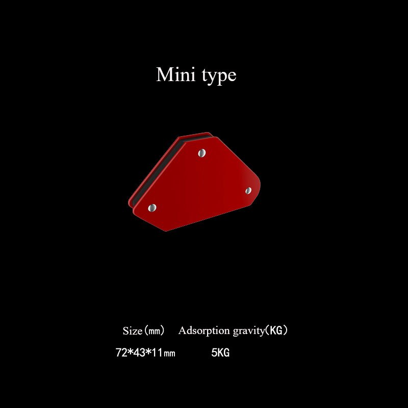 Welding positioner electric welding magnet iron auxiliary tool fixing clip right angle multifunction multi-angle: Mini