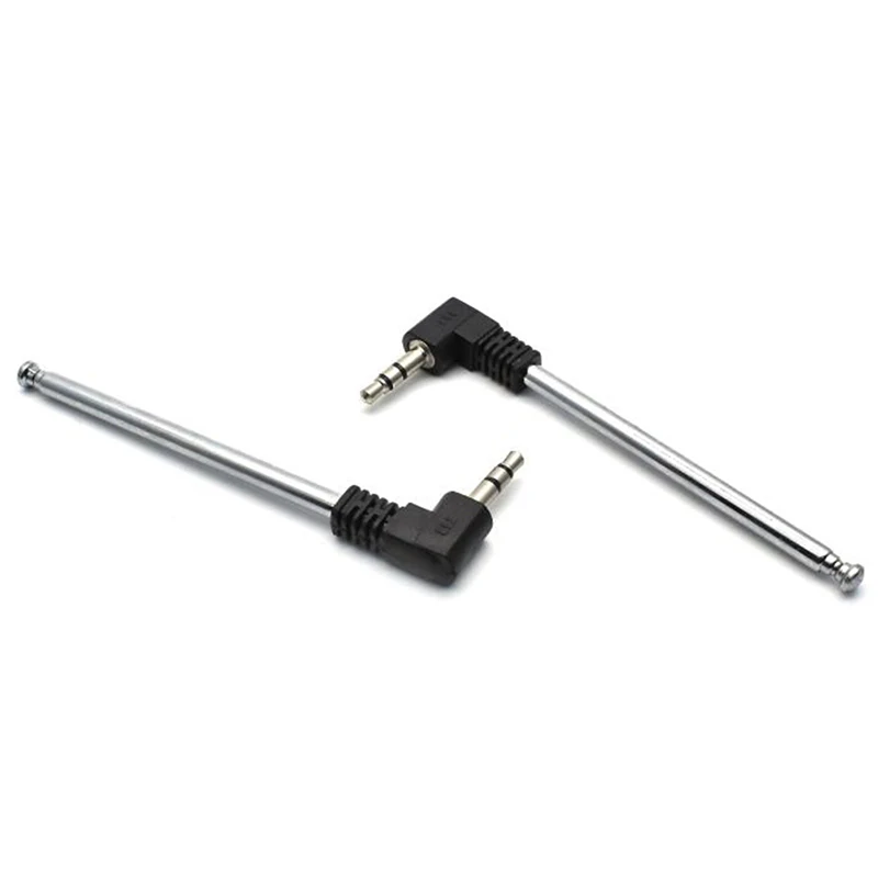 1/2 Pcs Universal L Plug 3.5mm Signal Booster for Mobile Phone Male Jack External Antenna