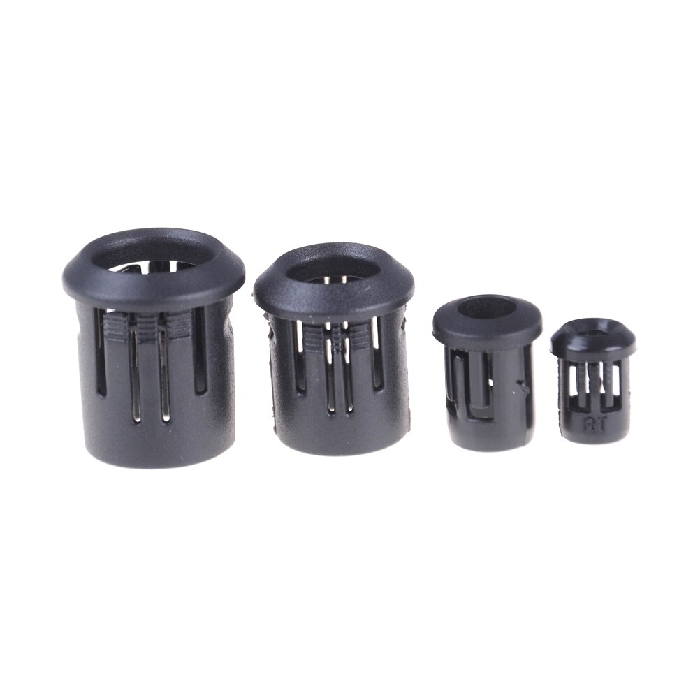 20pcs Black Plastic 3mm/5mm/8mm/10mm Lamp LED Diode Holder Black Clip Bezel Socket Mount