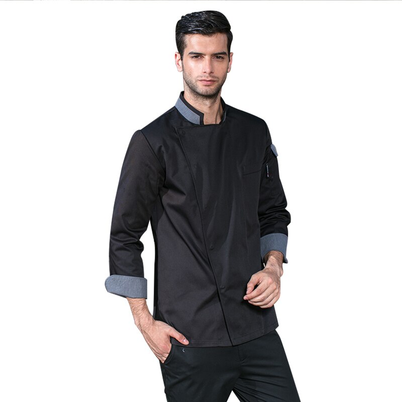 Food Service Long Sleeve Restaurant uniform Chef Clothes unisex cook uniform