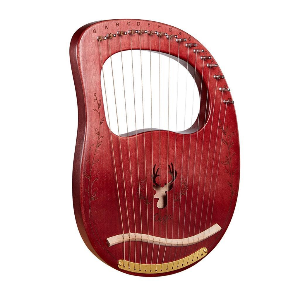 Lier Piano 19 Snaren Houten Mahonie Lier Harp Muzikale 16-String Tuning Met Reserve Snaren En Wrench Instrument X7I1: G