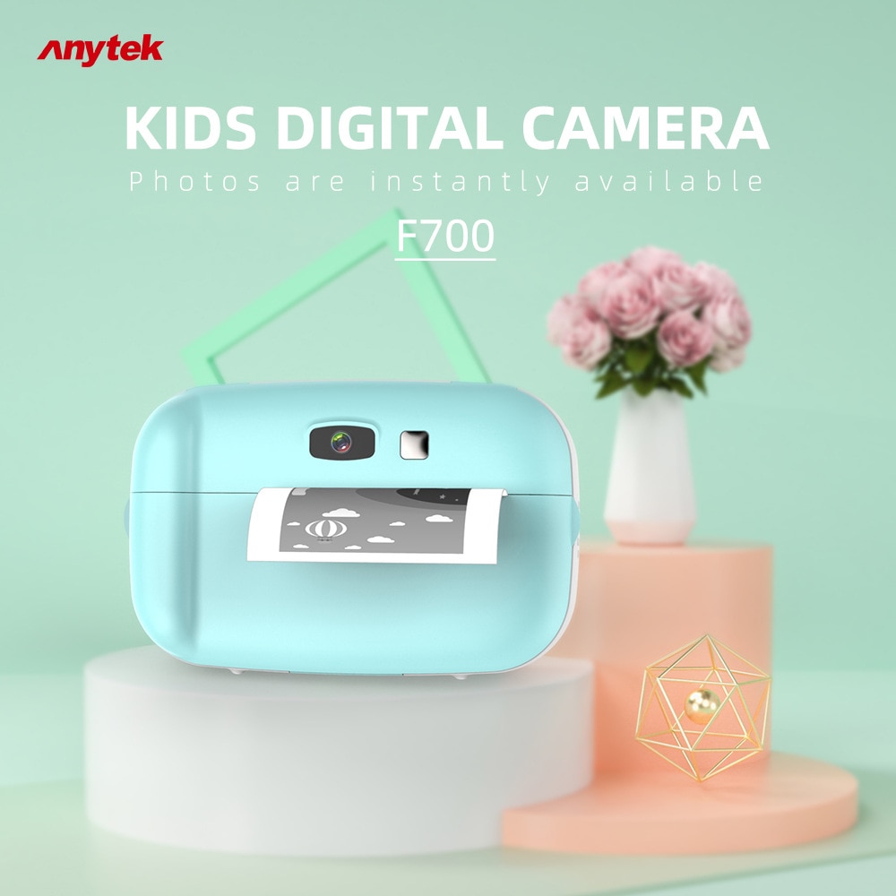 F700 for Polaroid Instant Photo Camera Children's Camera Mini Toys for Polaroid Digital Small SLR Camera AS