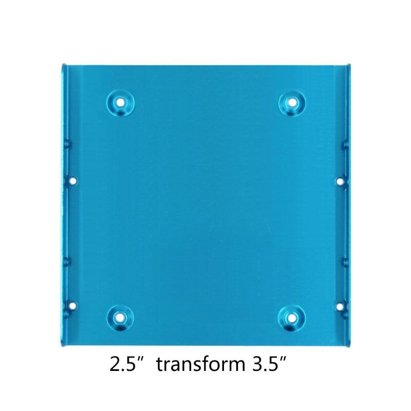 2.5 Inch to 3.5 Inch SSD Universal Mounting Bracket Metal Mount Adapter Dock Mount PC Hard Drive Drive Enclosure