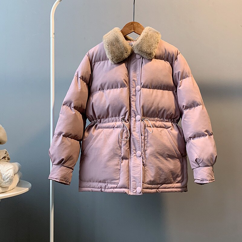 2021 Winterjas Dames Warm Parkas Streetwear Jassen Glanzende Bontkraag Sjakes Slanke Jas Winddicht Gewatteerde Jas Dameskleding-silver gray,L 2021 Winterjas Dames Warm Parkas Streetwear Jassen Glanzende Bontkraag Sjakes Slanke Jas Winddicht Gewatteerde Jas Dameskleding-silver gray,L