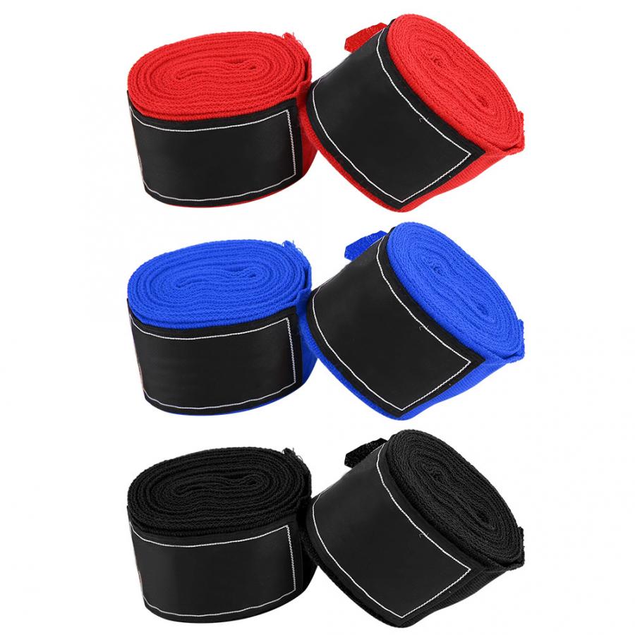 2Pcs 2.5m Elastic Strap Boxing Sanda Muay Thai MMA Taekwondo Bandage Hand Wraps Boxing Hand Wraps Boxing Hand Bandages