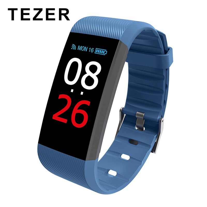 Smartwatch fitness activiteitstracker smartband polsband tezer  r11 waterdicht  ip67 intelligente armband voor android en ios