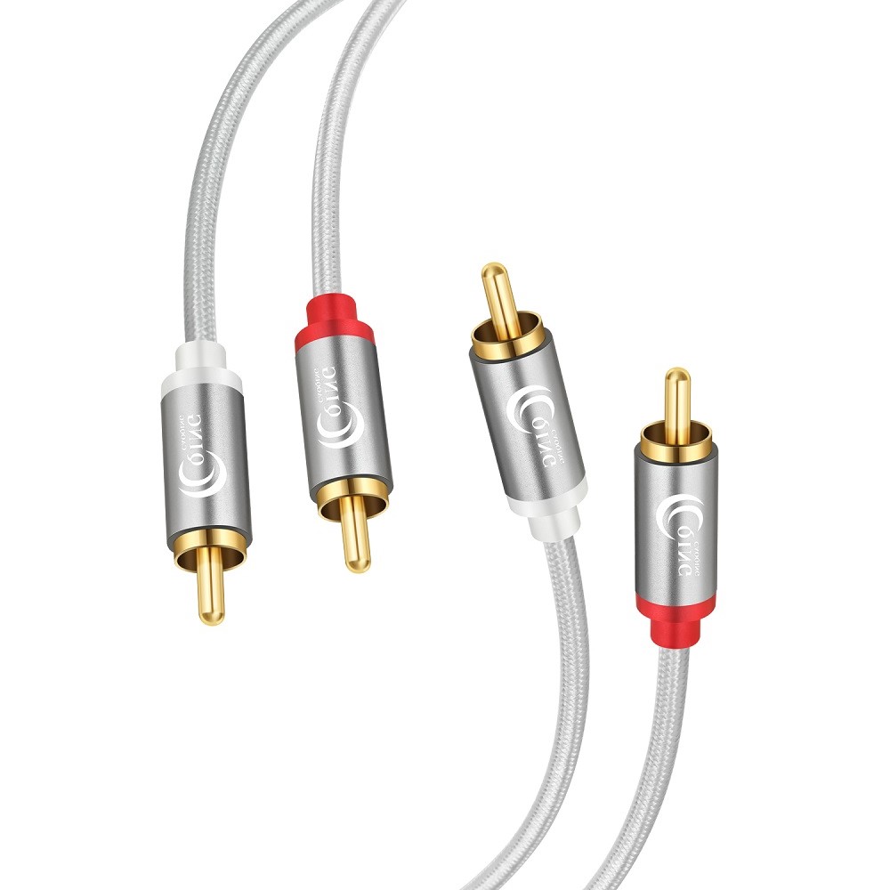 2RCA to 2RCA Male to Male Audio Cable RCA Cable OFC AV Audio Cable 1m 2m 3m 5m 10m for Home Theater DVD TV Amplifier CD Soundbox