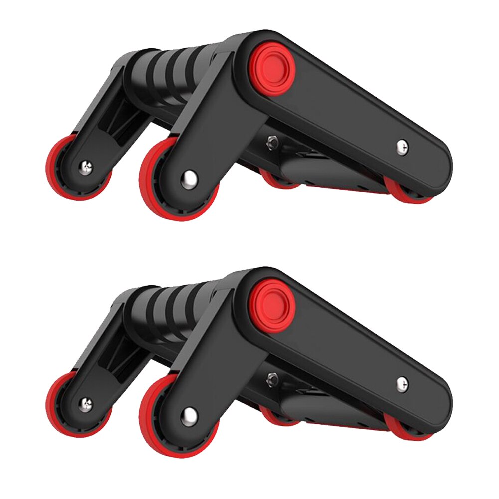 2pcs Abdominal-Muscle Gym-Building Machine Men Use A Slimming Waist and Tummy Tuck Machine Exercise Equipment for Muscular: Red