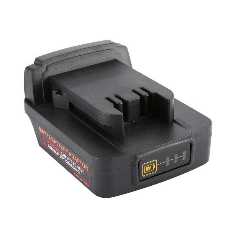 Konverteringsadapter for makita 18v li-ion batteri adapter til for milwaukee  m18 drill li-ion power tools batteri adapter