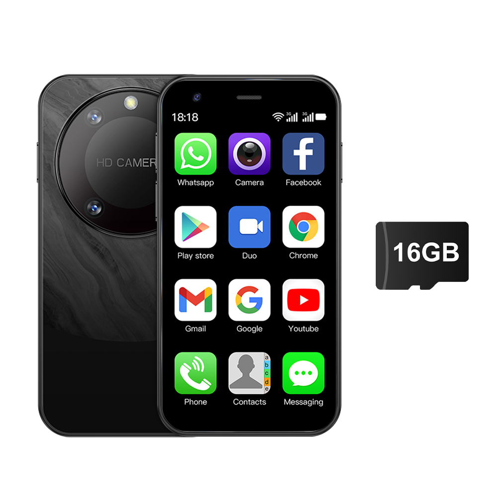 SERVO-P90 Mini Smartphone, Sistema Android, Dual SIM, 2000mAh Face Unlock, 3G WCDMA, Pequenos telefones inteligentes, Preço baixo, Novo, 2022: Vermelho