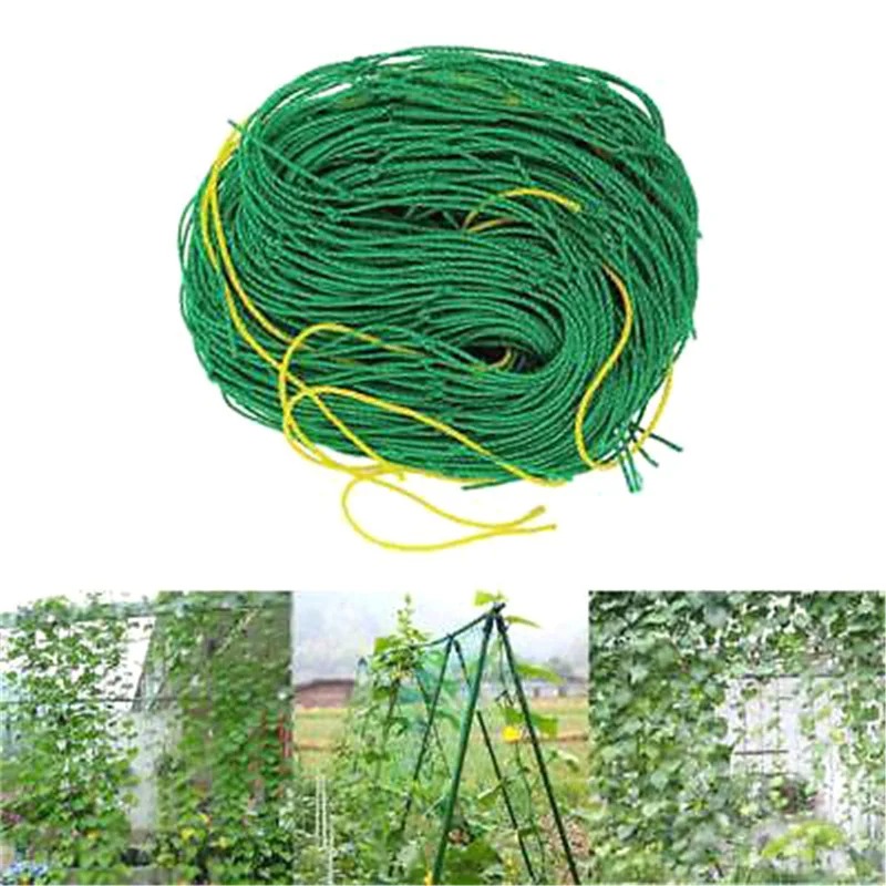 Pflanzen gitter Pergolen, Hochleistungs-Polyester-Wachstums netz, Garten gitter mit quadratischem Netz für Kletter pflanzen, Gemüse