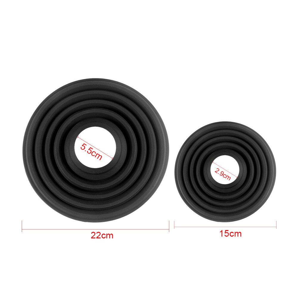 Pare-soleil universel en Silicone pour appareils photo reflex numériques prenez des Photos sans réflexion