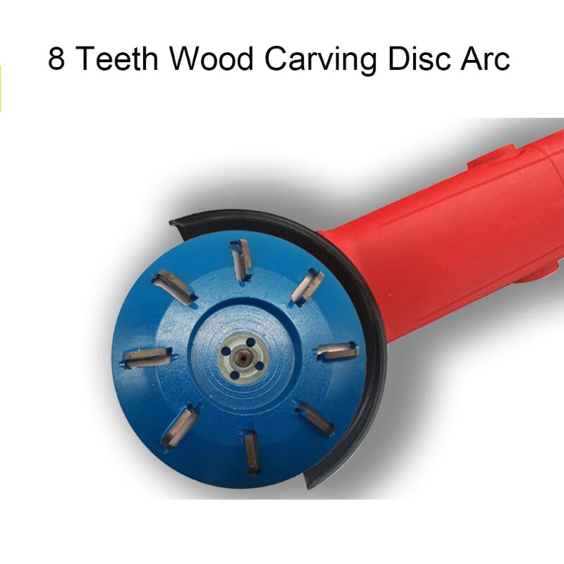 90mm Diameter 22mm Bore Rotary Planer Curved Blade Power Wood Carving Disc