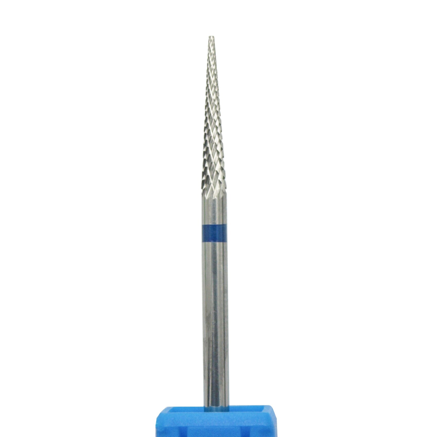 Broca de carburo de aguja para uñas, máquina eléctrica de manicura, equipo de limpieza de cutículas, accesorios de pedicura, herramientas: 302302Blue