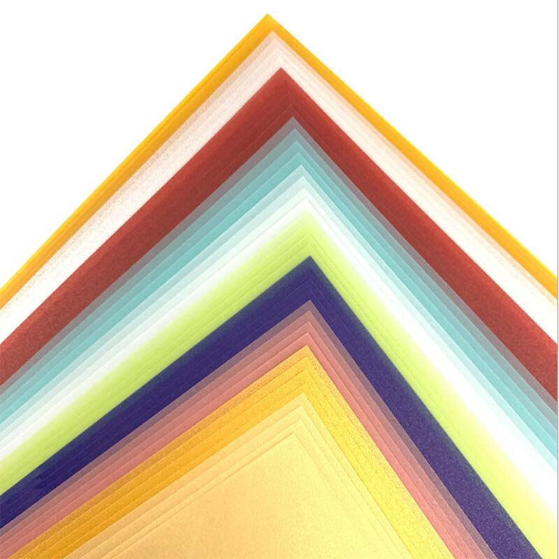 14.8X21Cm 40 Vellen 10-Kleur Art-Maken Transfer Papier Tracing Papier Kleur Kopiëren Transparante Zwavelzuur zuur Papier