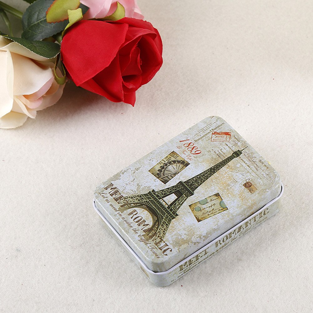 1pc Horses mouth Tin box Rectangular Storage card pen INK NIB box