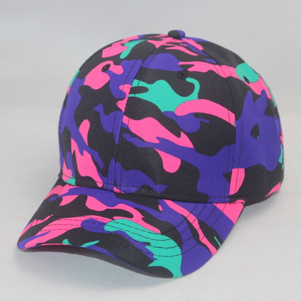 Multi Farbige Camo Baseball Kappe Männer Hip-hop Cap Frauen Damen Sommer Hut: LILA