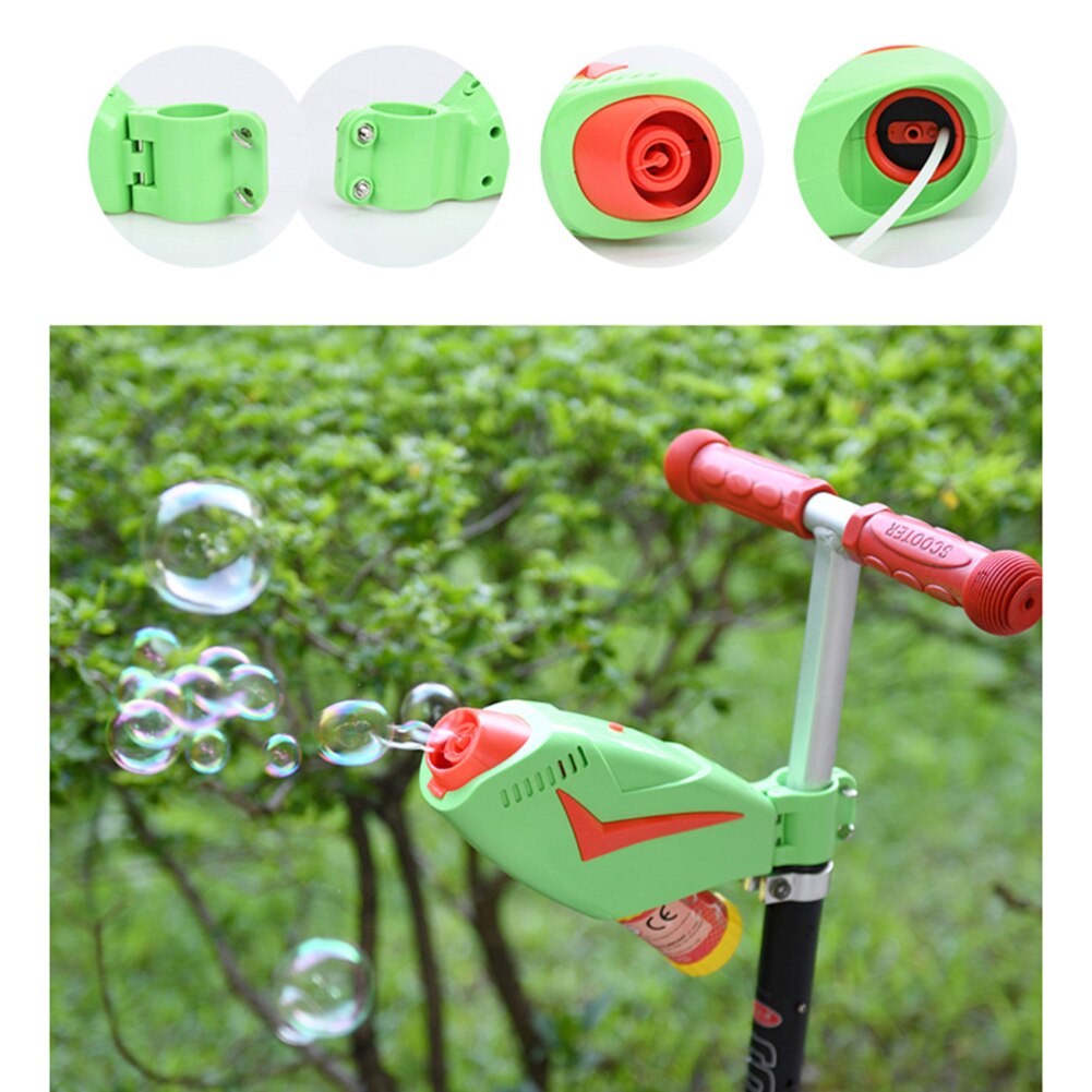 Elektrische Bubble Machine Fiets Scooter Outdoor Blazen Bubble Fidget Speelgoed Voor Kinderen Kinderen Speelgoed Verjaardag Zomer
