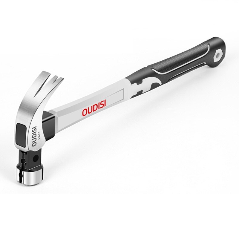 Claw Hammer Magnetic Nail Hammer for Outdoor Camping Daily Work Home Construction Use Impact-Resistant High-Hardness M0XC: B