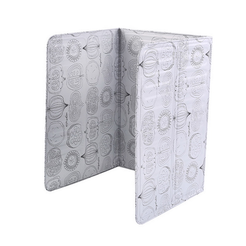 Cactus Imprimé Feuille D'aluminium Bloc Pétrolier Barrière de L'huile Poêle Cuire Anti-Les Éclaboussures D'huile Chicane Isolation Thermique Cuisine Ustensiles: F