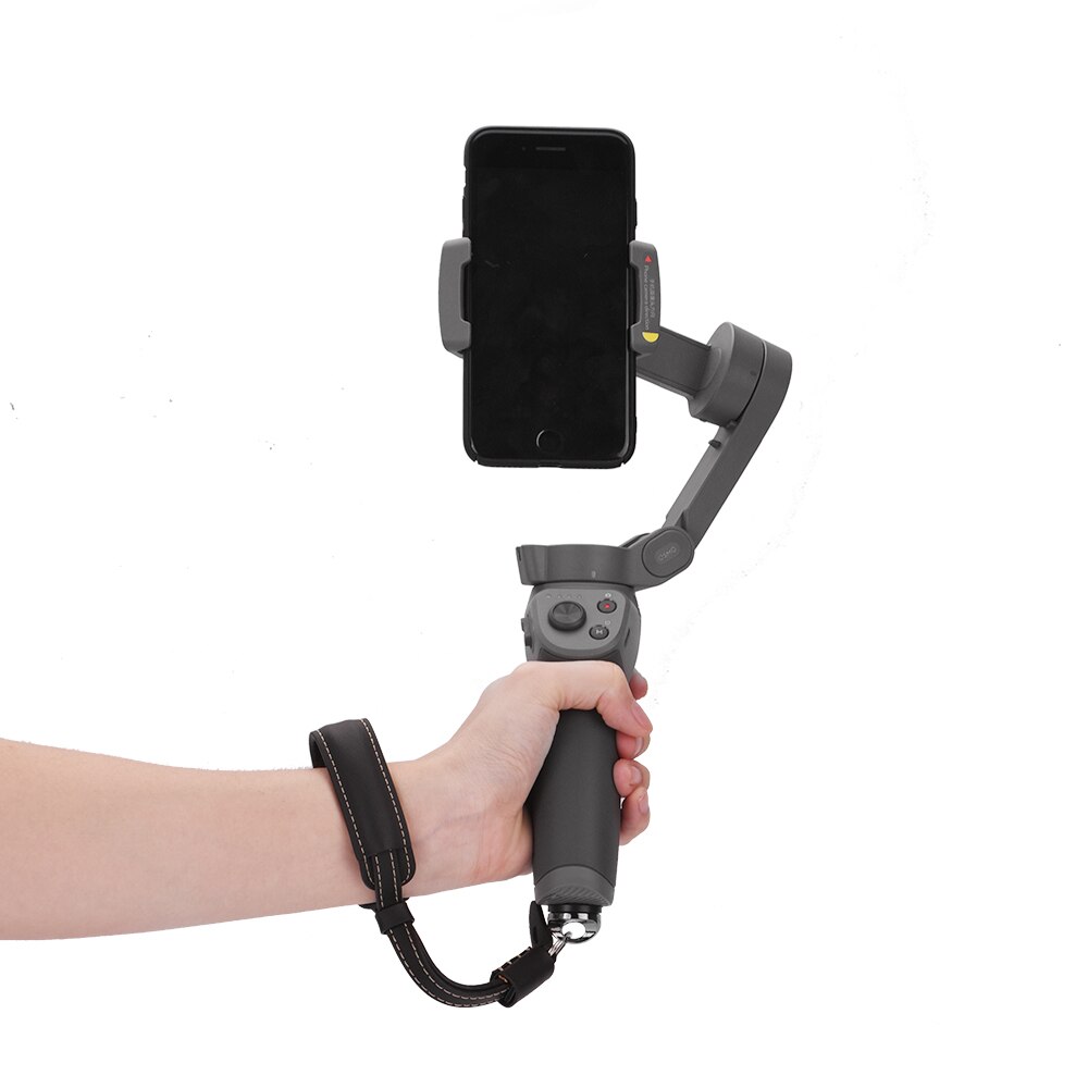 Dragonne en PU avec vis de 1/4 pouces, pour DJI OM 4 OSMO Mobile 2 3 stabilisateur de cardan portable, accessoires