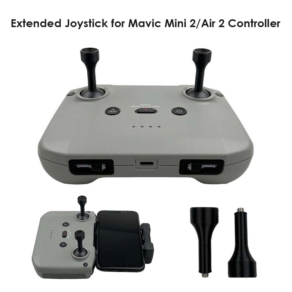 1 Paar Remote Controller Sticks Voor Dji Mavic Mini 2/Air 2 Controller Duim Rocker Uitgebreide Staaf Joystick Vervanging accessoires