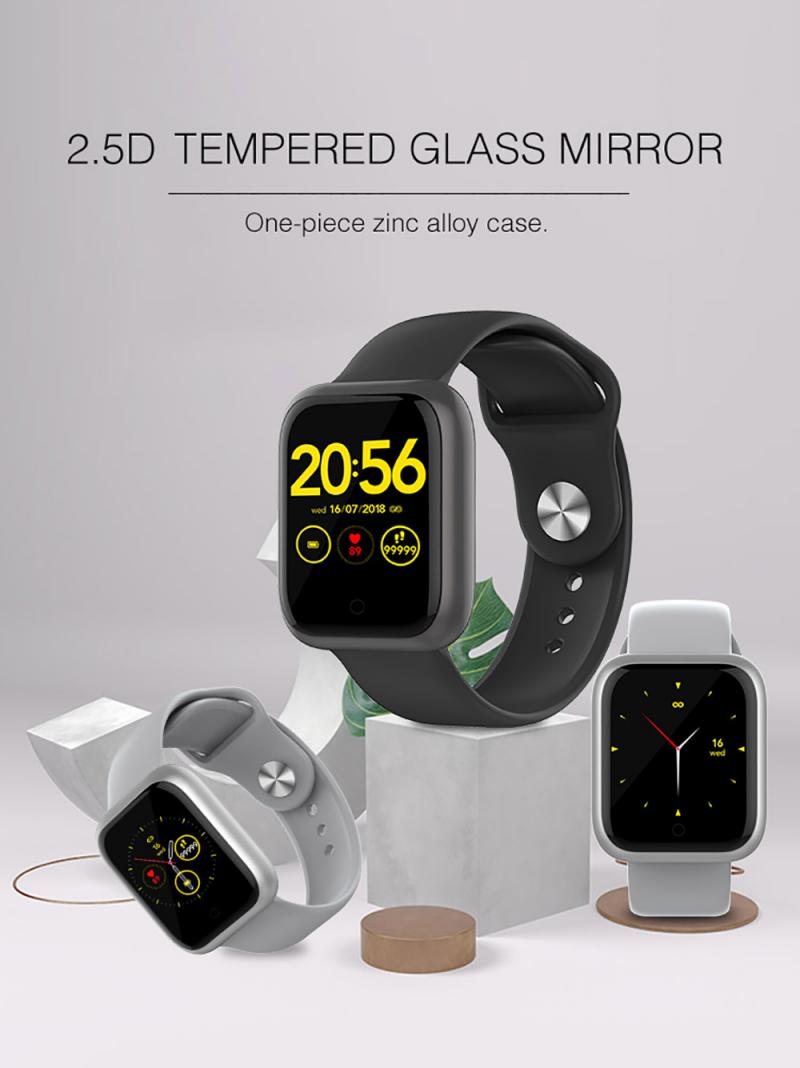 Fitness Smart Watch Bluetooth 5.0 Activity Tracking Sports Wristband All Day Heart Rate Blood Pressure Sleep Monitor Smart Band