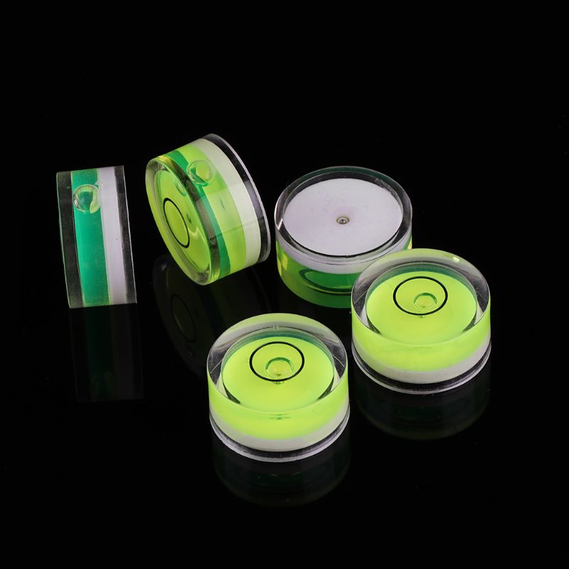 5 pièces niveau à bulle rond Mini niveau à bulle Bullseye niveau Instrument de mesure niveau à bulle