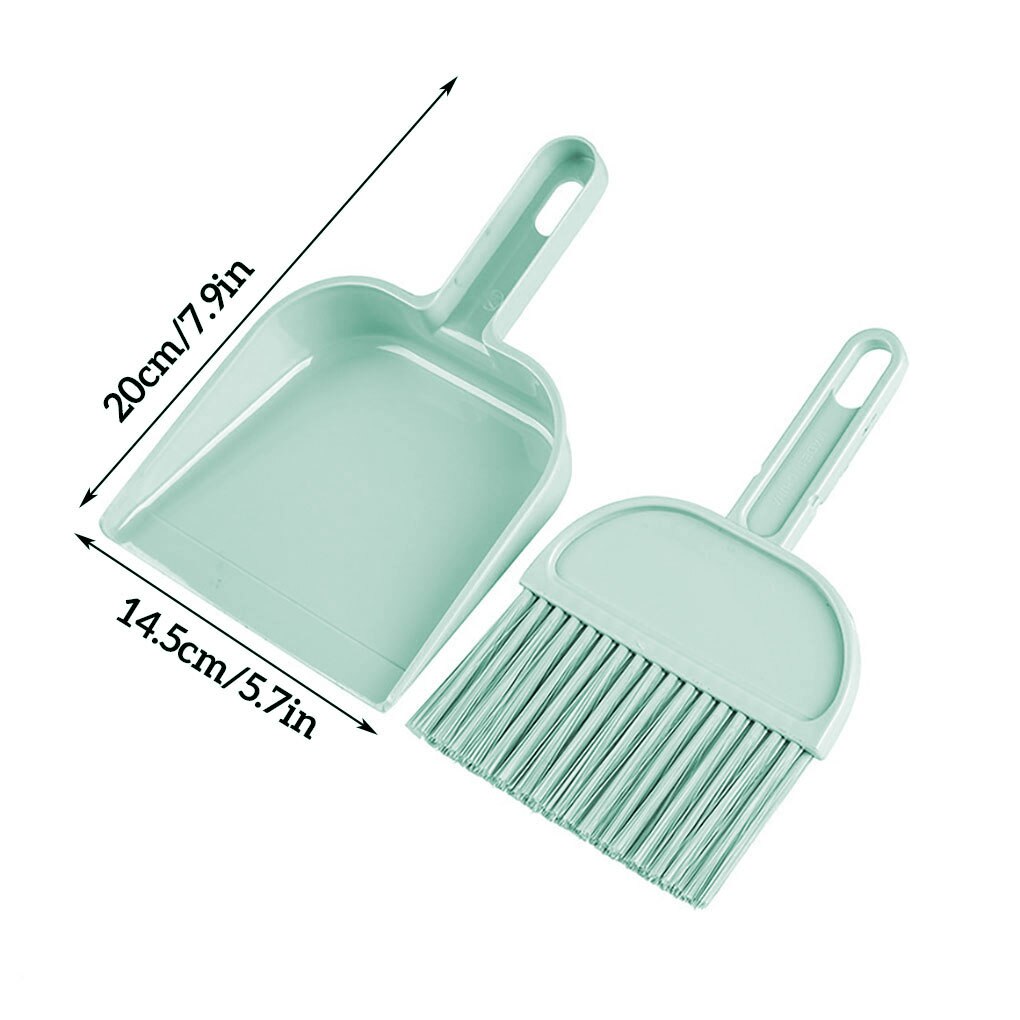 Mini Cleaning Brush Small Broom Dustpans Set Desktop Sweeper Garbage Cleaning Shovel Table for Table Countertop Keyboard