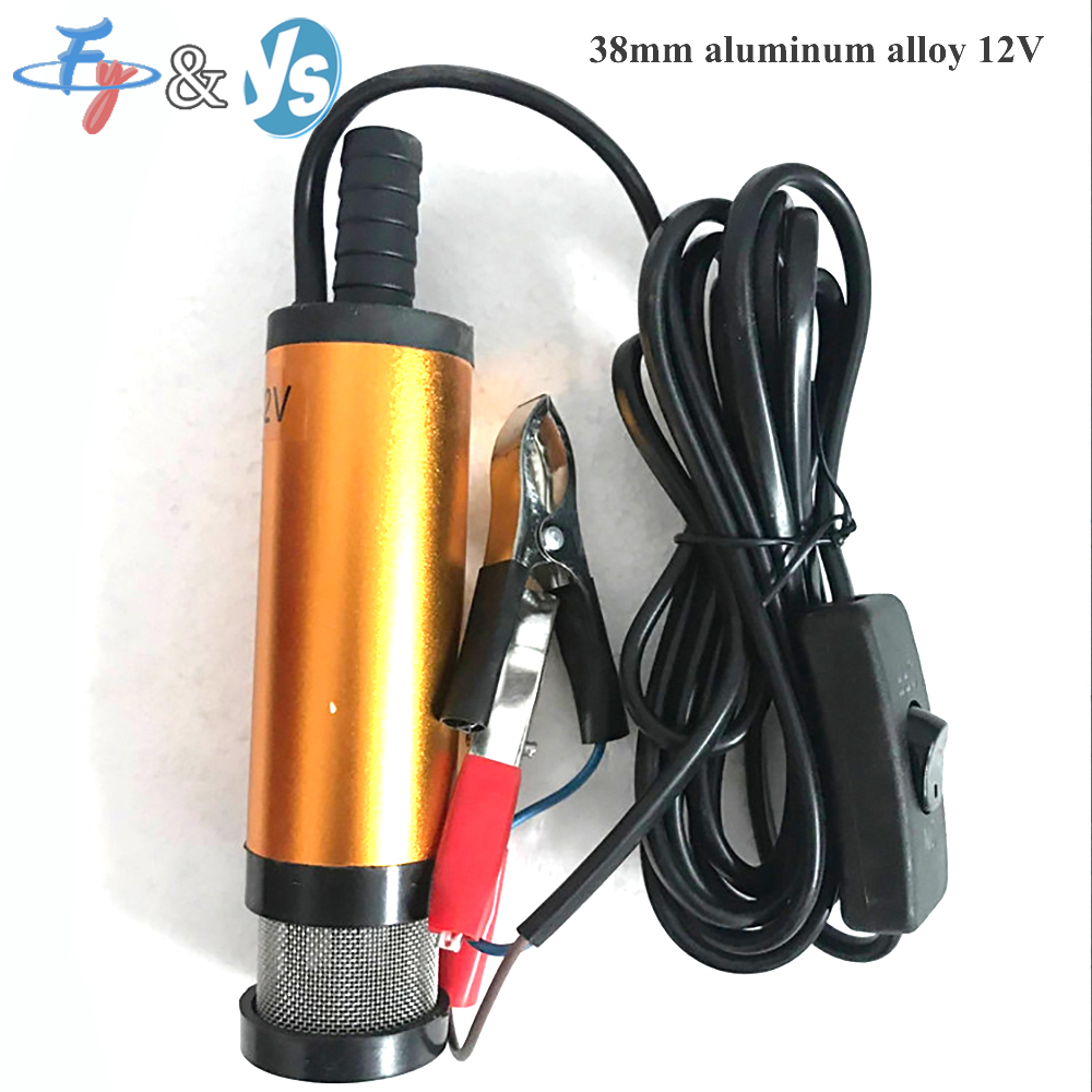 12V Elektrische Kraftstoffpumpe 12L/min, Diesel- und Wasserpumpe mit Schalter für Auto, Boot, LKW und Marine-Einsatz: WEISS