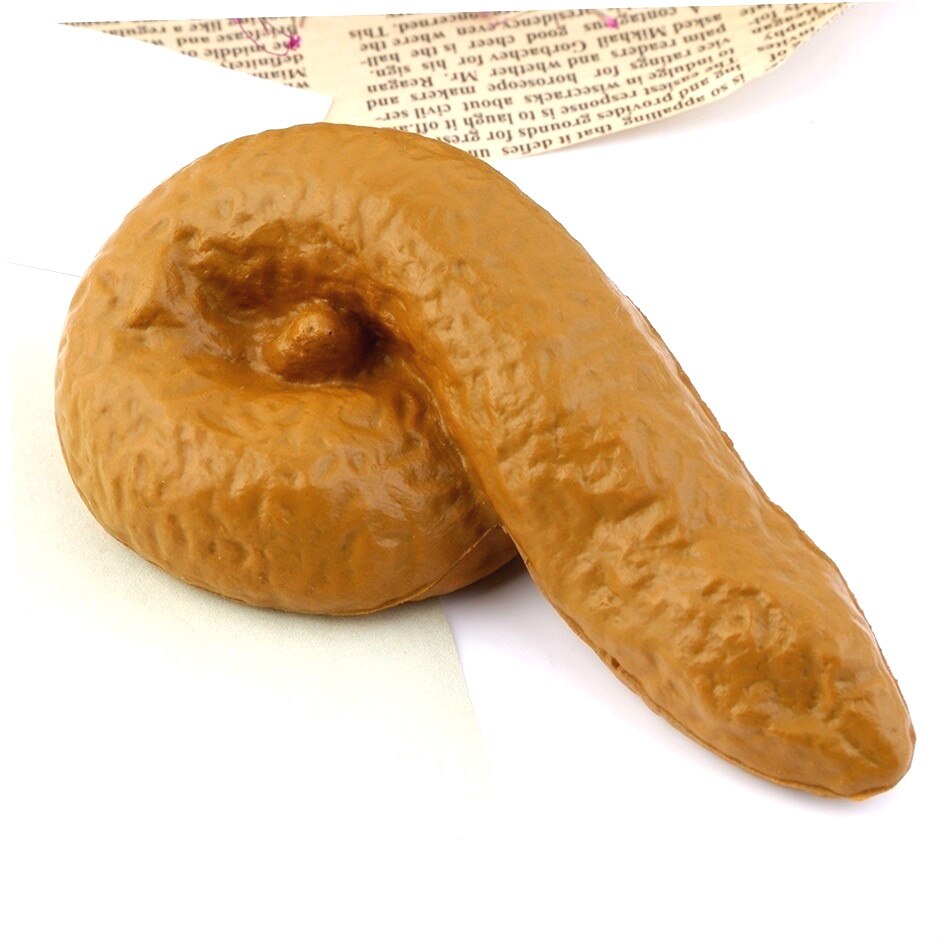 Vendita calda Spaventare maschio Incredibile Turd bavaglio Falso Turd classico Divertente di scherzo gadget Giocattoli Divertenti E scherzi falso Cacca di canna Giocattoli: A