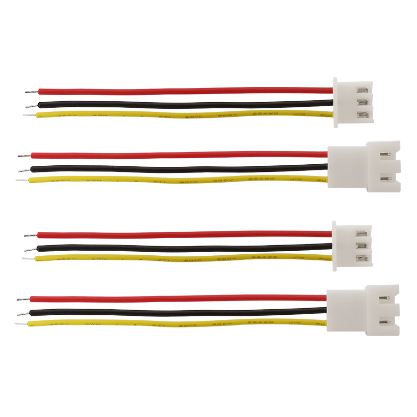 Conector JST Micro XH2.54 3 pines 4 pines conector de Cable paso 2,54mm 26AWG 20CM 3/4P adaptador de Cable de enchufe macho hembra