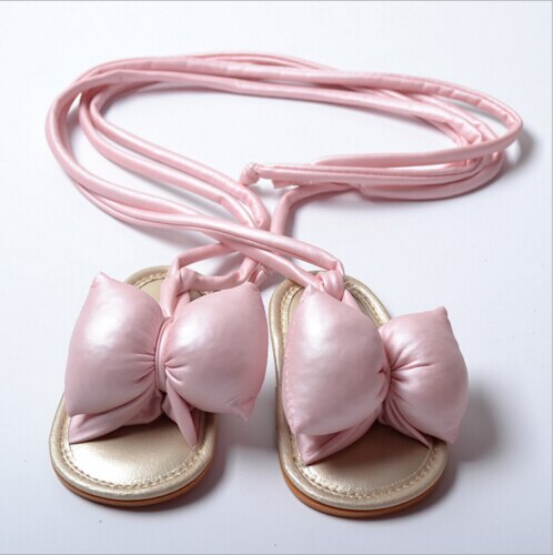 Neue Neugeborenen Kleinkind Infant Sommer Baby Mädchen Sandalen Kinder Mädchen Römische Schuhe Große Schmetterling Strand Schuhe: Rosa / 0-6 Monate