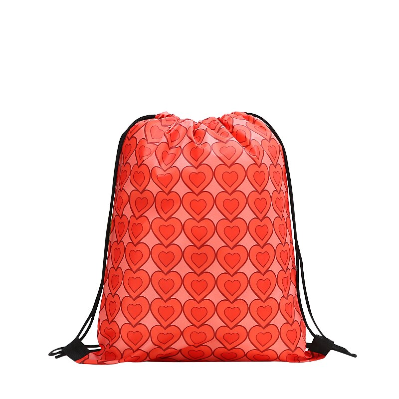 Trekkoordrugzak dames 3d print reistas softback heren casual tassen unisex dames schoudertas trekkoord rugzak: Gc-8